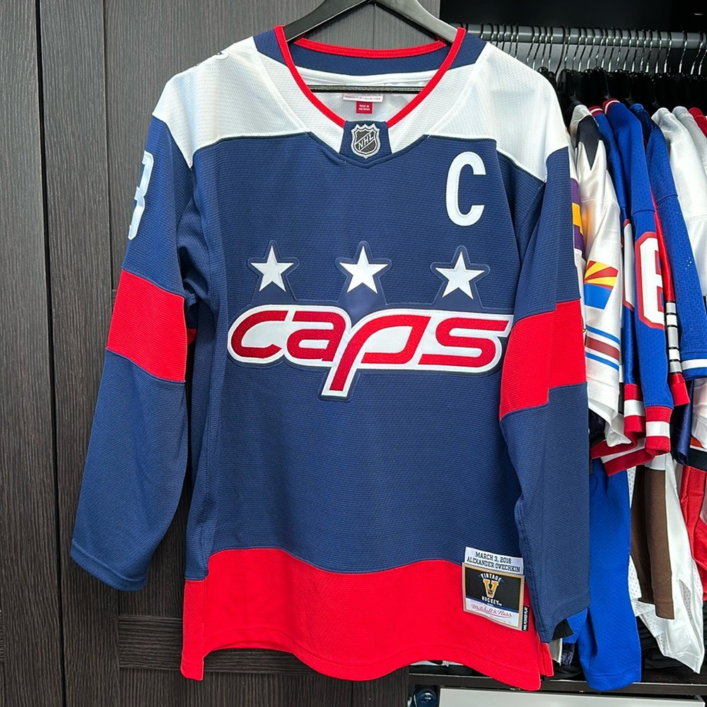 Alexander Ovechkin Washington Capitals Mitchell & Ness Power Play Jersey - Navy